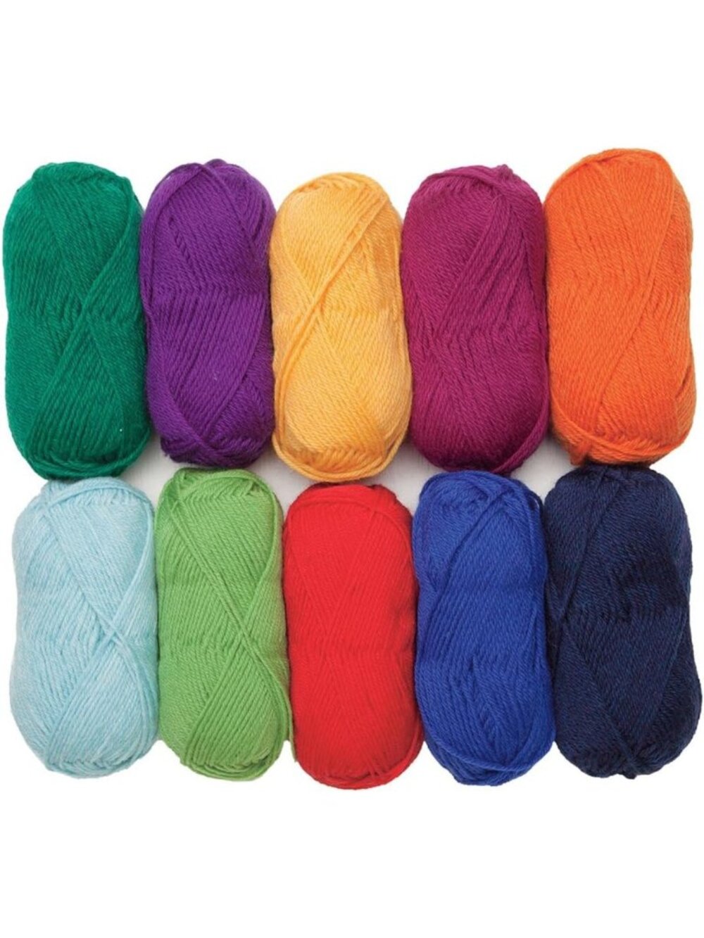 Assorted 100% Wool Yarn Pack for Knitting - Soft, Durable, Ideal for Crafts